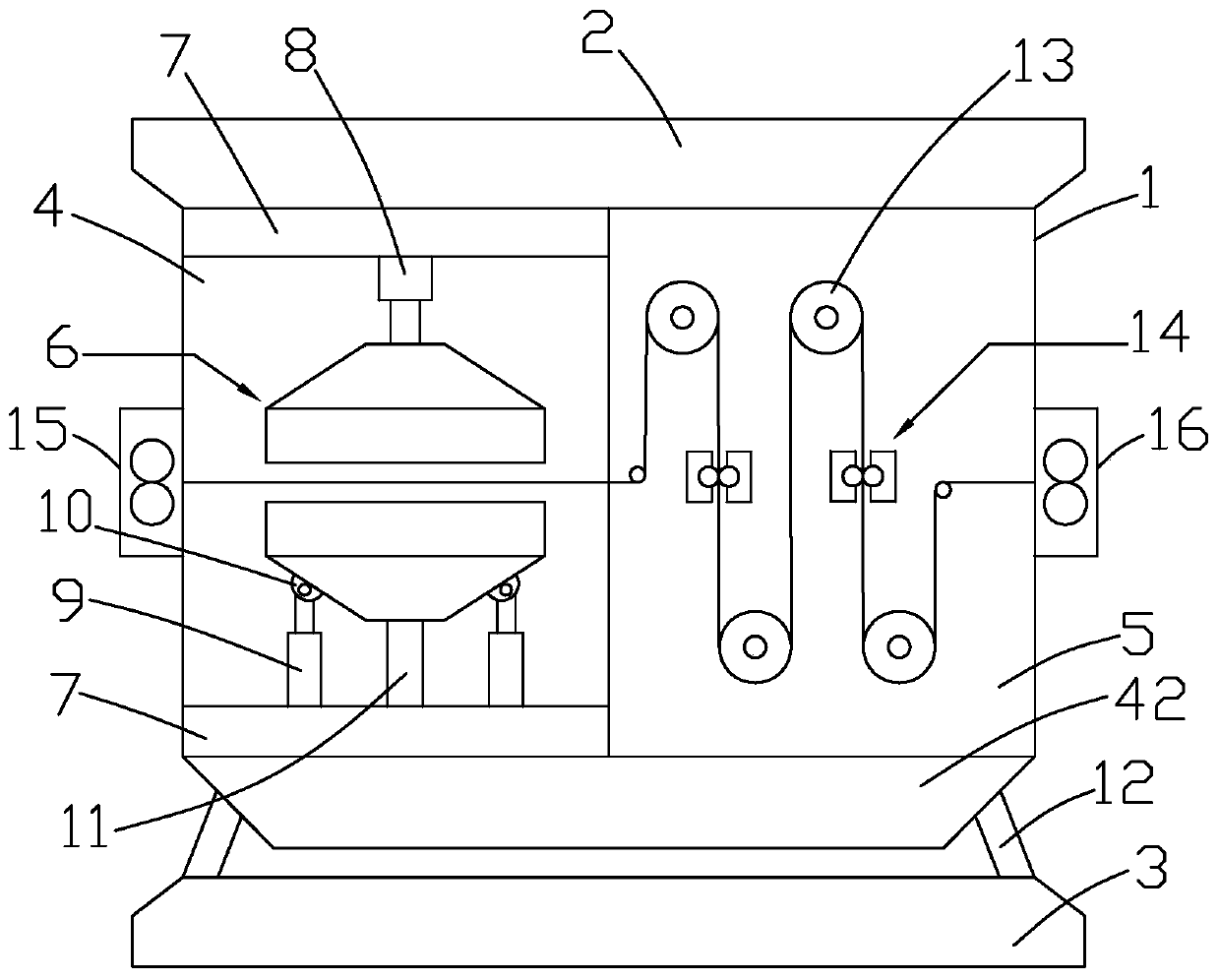 A Knitting Open Width Vacuum Suction Device