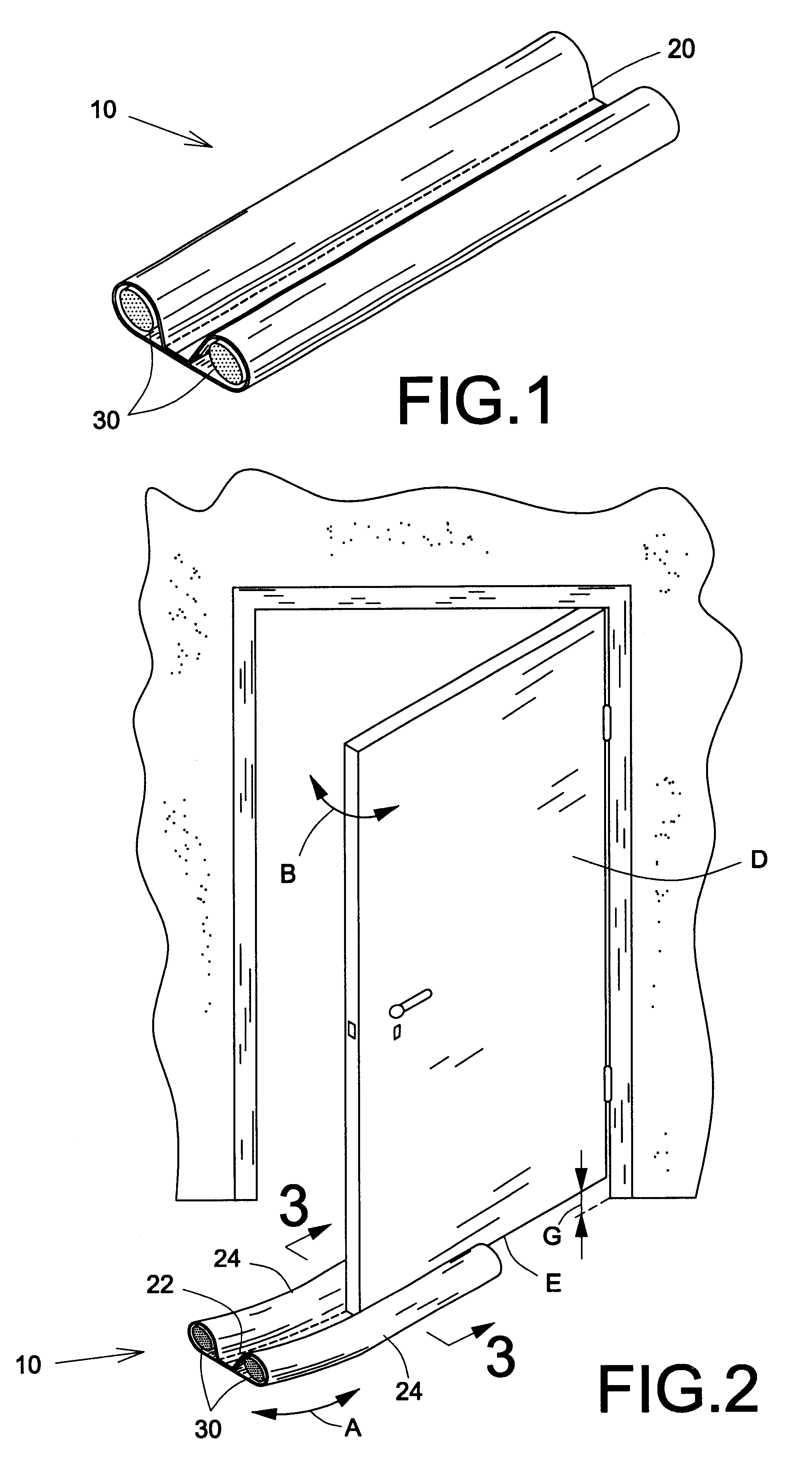 Removable draft excluder having a foldable closing end