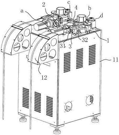 Motor stator core automatic winding equipment