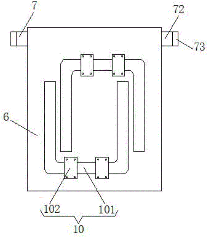 Stretching-type volume-adjustable life-learning-integrated storage device