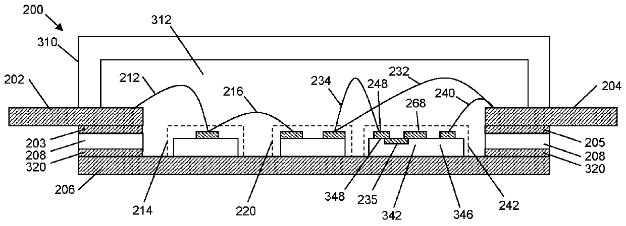 RF power transistors with impedance matching circuits, and methods of manufacture thereof