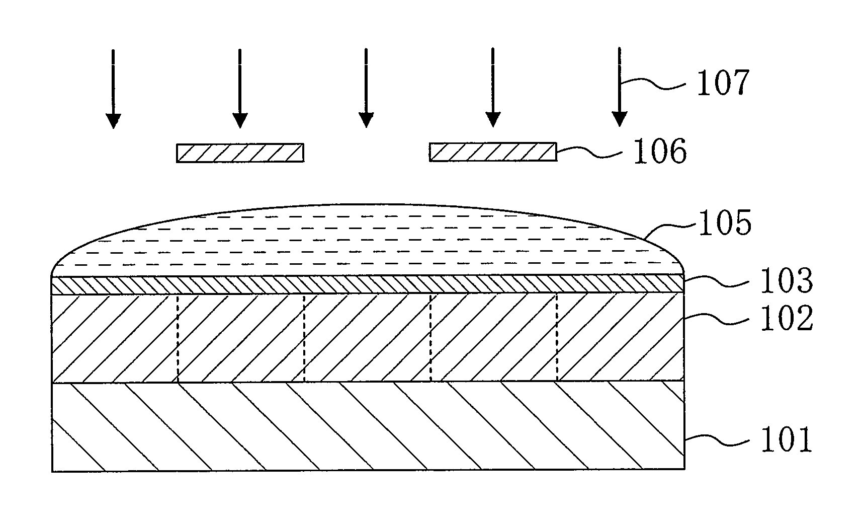 Barrier film material and pattern formation method using the same