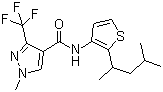 Bactericidal composition containing (E,E,E)-N-methyl-2-[((((1-methyl-3-(2,6-dichlorophenyl)-2-propenyl)imino)oxy)methyl)phenyl]-2-methoxyiminoacetamide and penthiopyrad