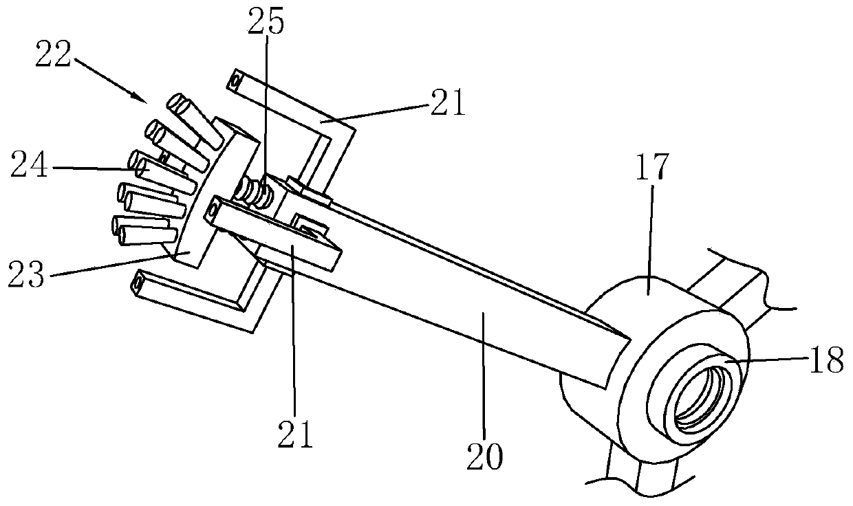 Cleaning device and method for chemical grouting pipeline