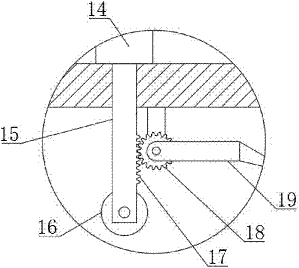 Adjustable soil leveling machine for construction