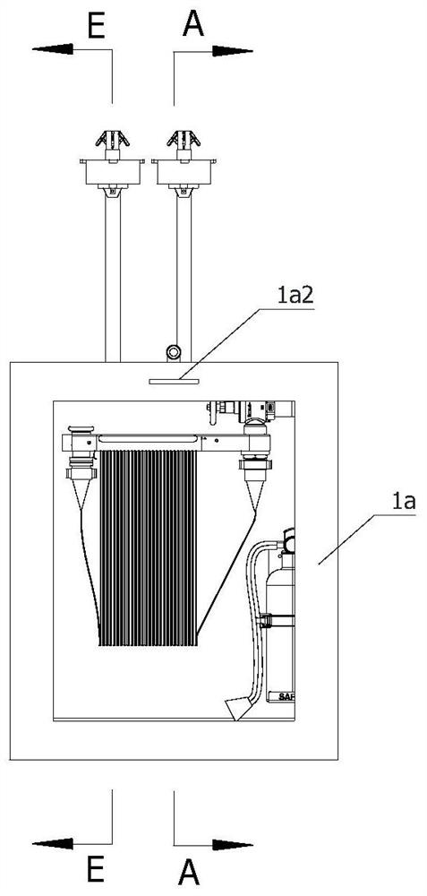 Fire-fighting equipment box for monitoring fire behavior through Internet of Things