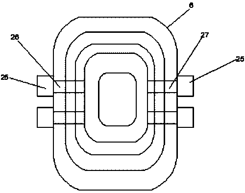 Sewage treatment device and sewage treatment method in garment production process