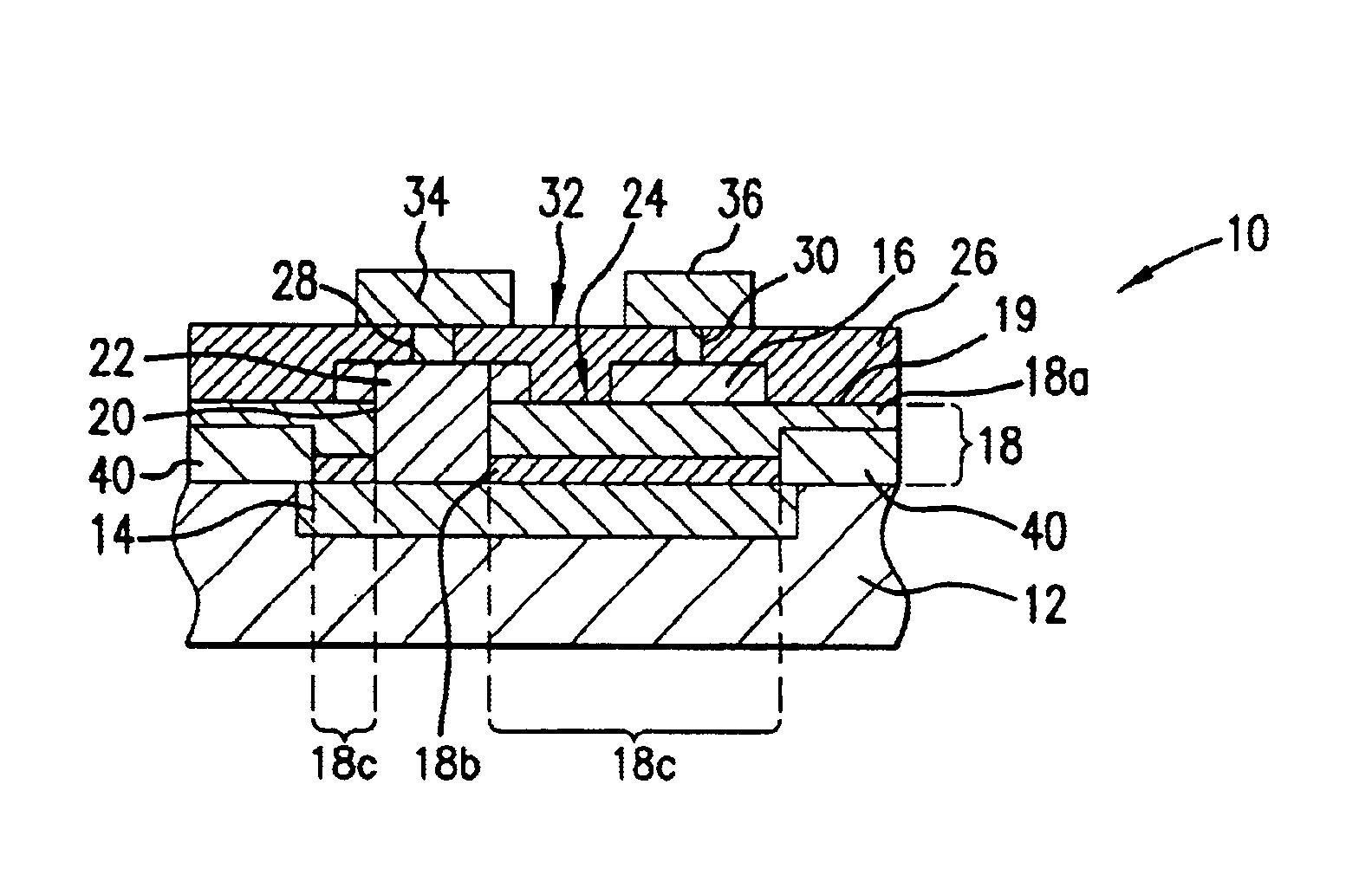 Thin film capacitor having multi-layer dielectric film including silicon dioxide and tantalum pentoxide