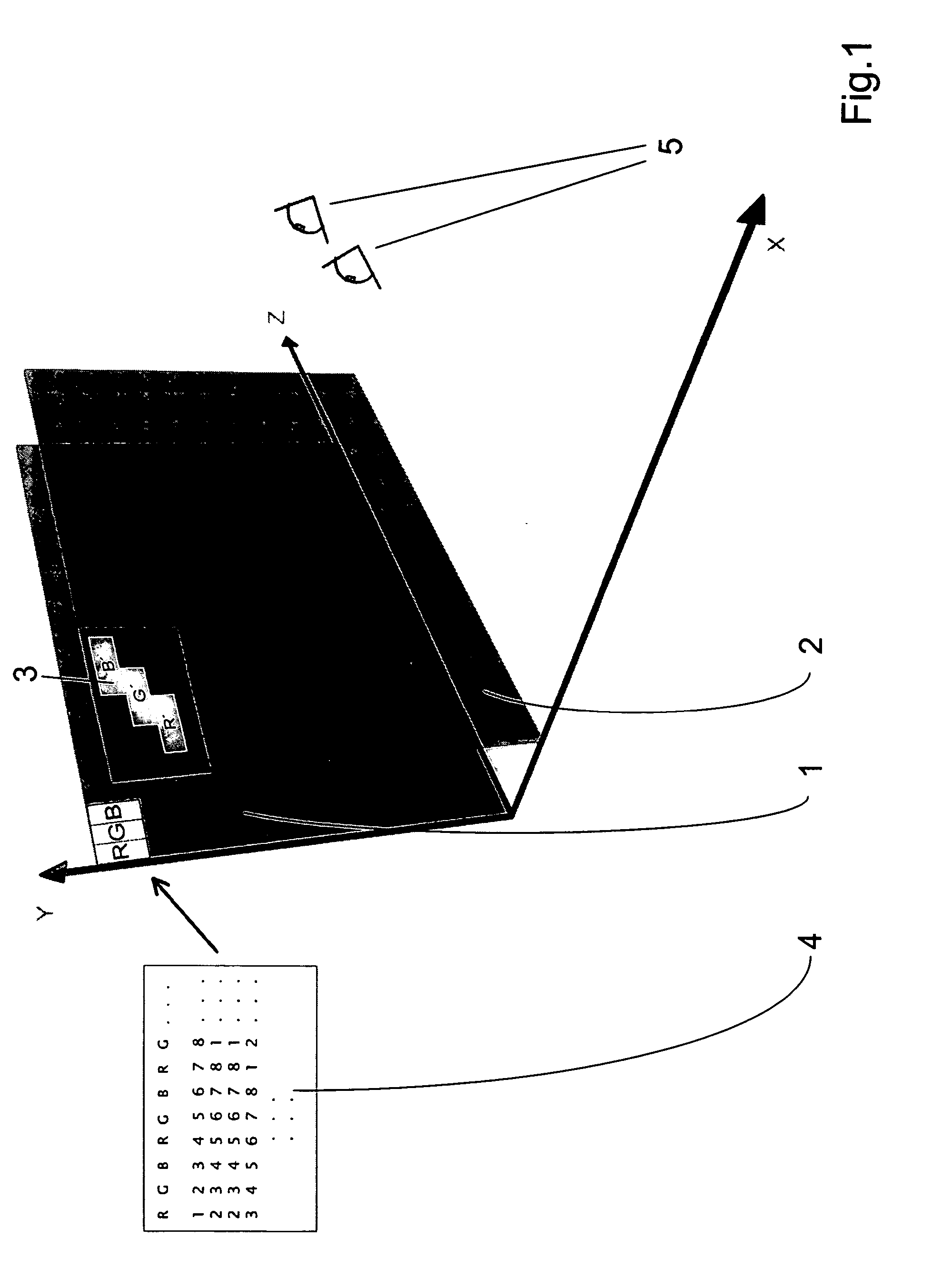 Method for simulating optical components for the stereoscopic production of spatial impressions