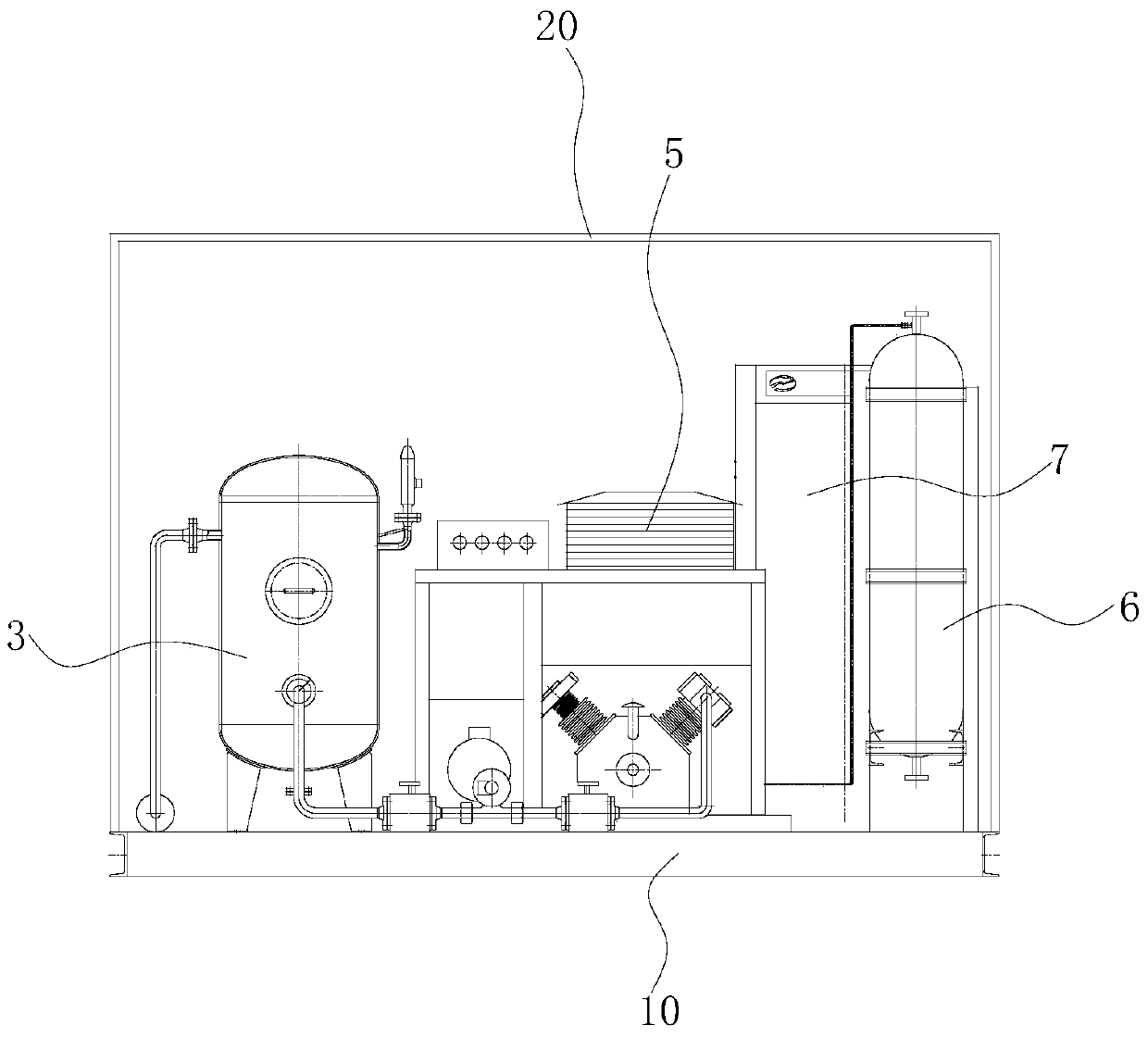 Rare earth cng high pressure bottle filling equipment and bottle filling method for metal cutting and welding