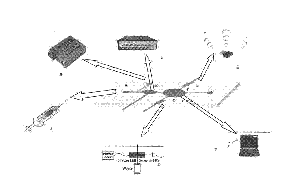 Environmental hazardous material monitoring and early warning system and its preparation method