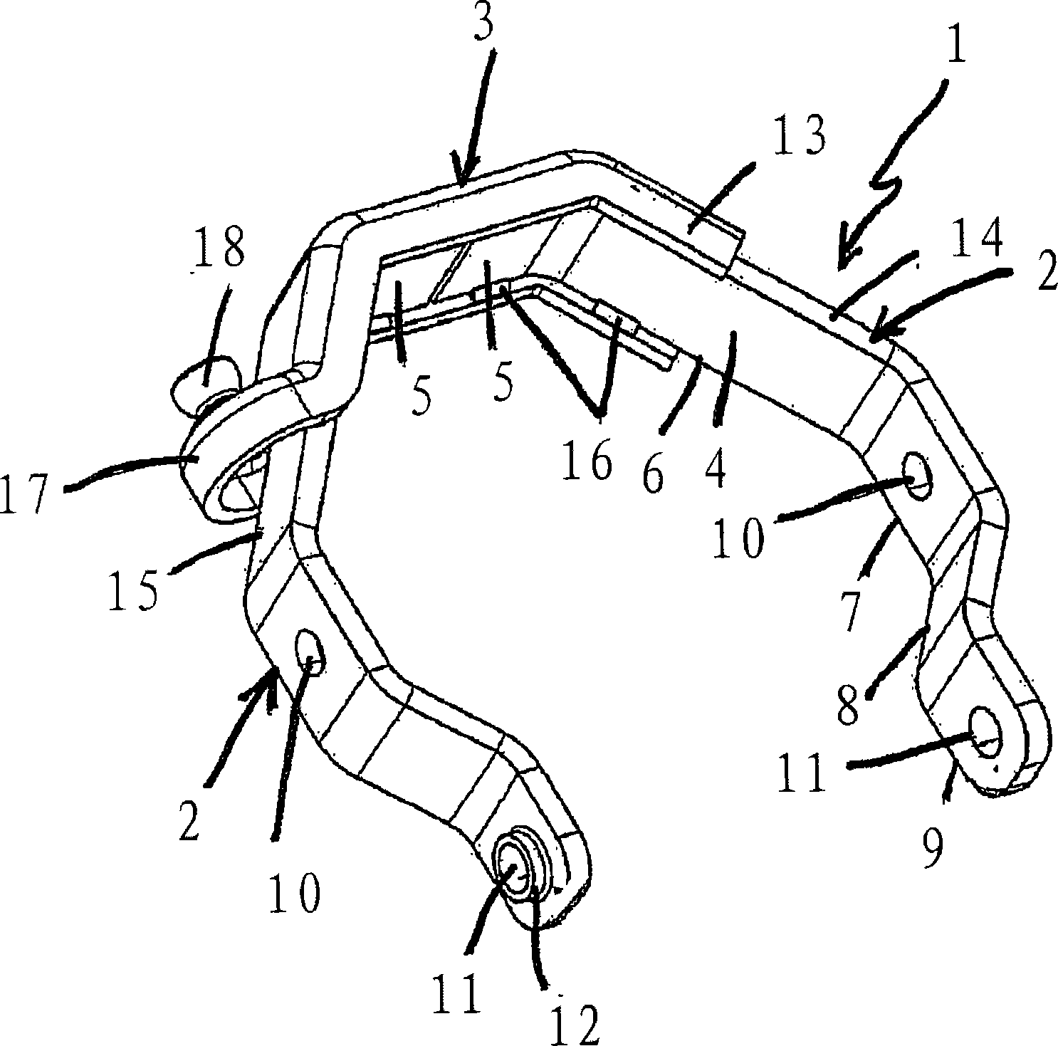 Switching rocker of a shifting device for a gear wheel gear change box and corresponding production method