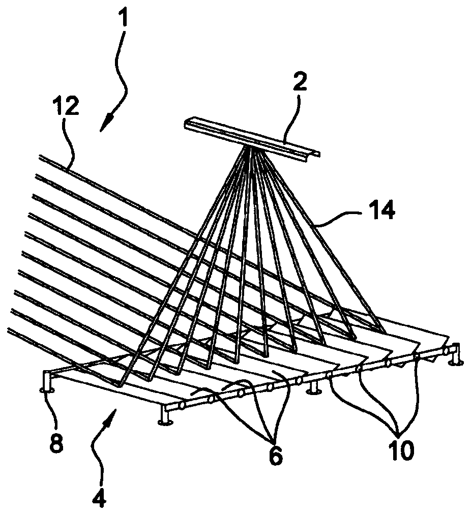 Reflector of improved design and its manufacturing process, for the field of solar energy