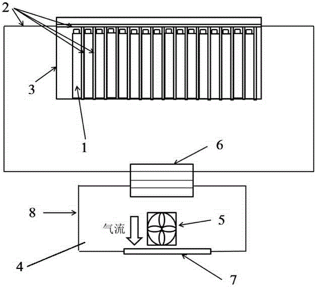 Method for thermal runaway protection of power battery pack by virtue of heat pipe technology