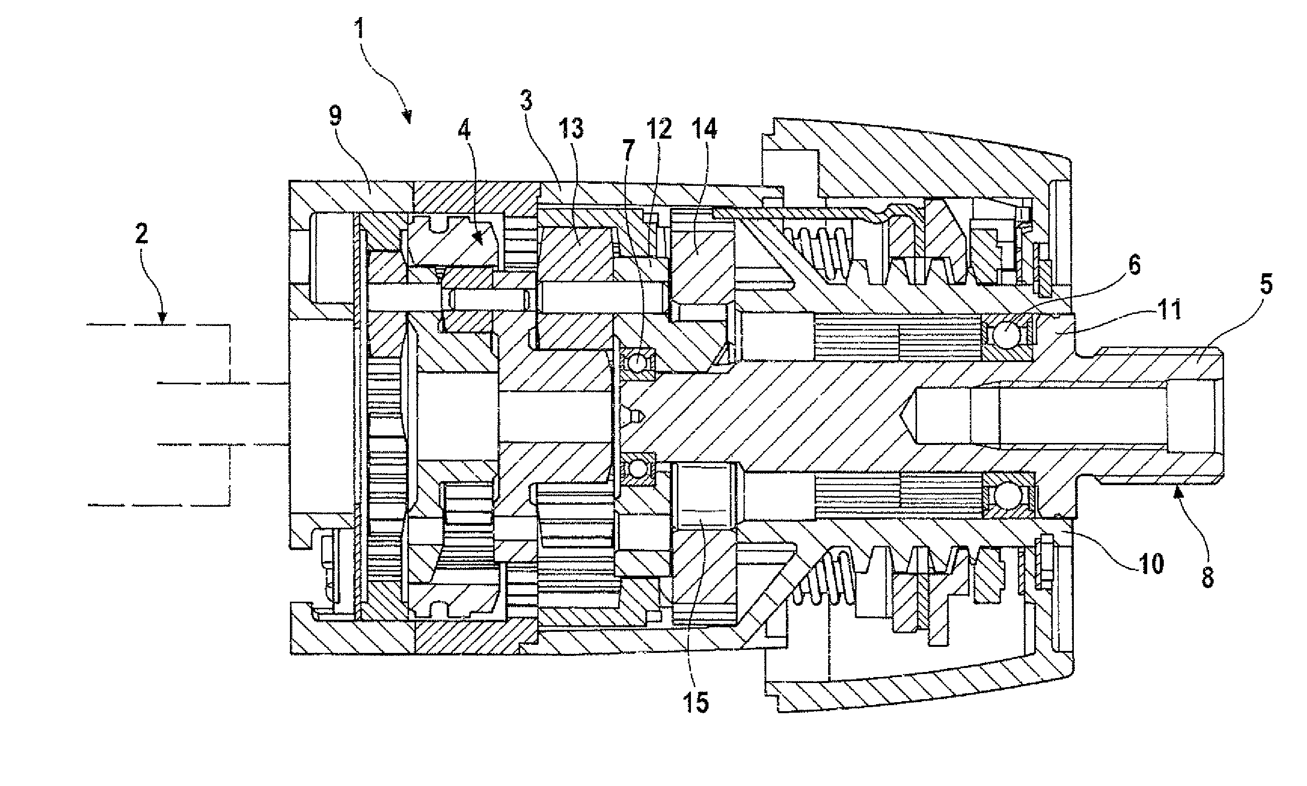 Hand-held power tool comprising a spindle for receiving a tool