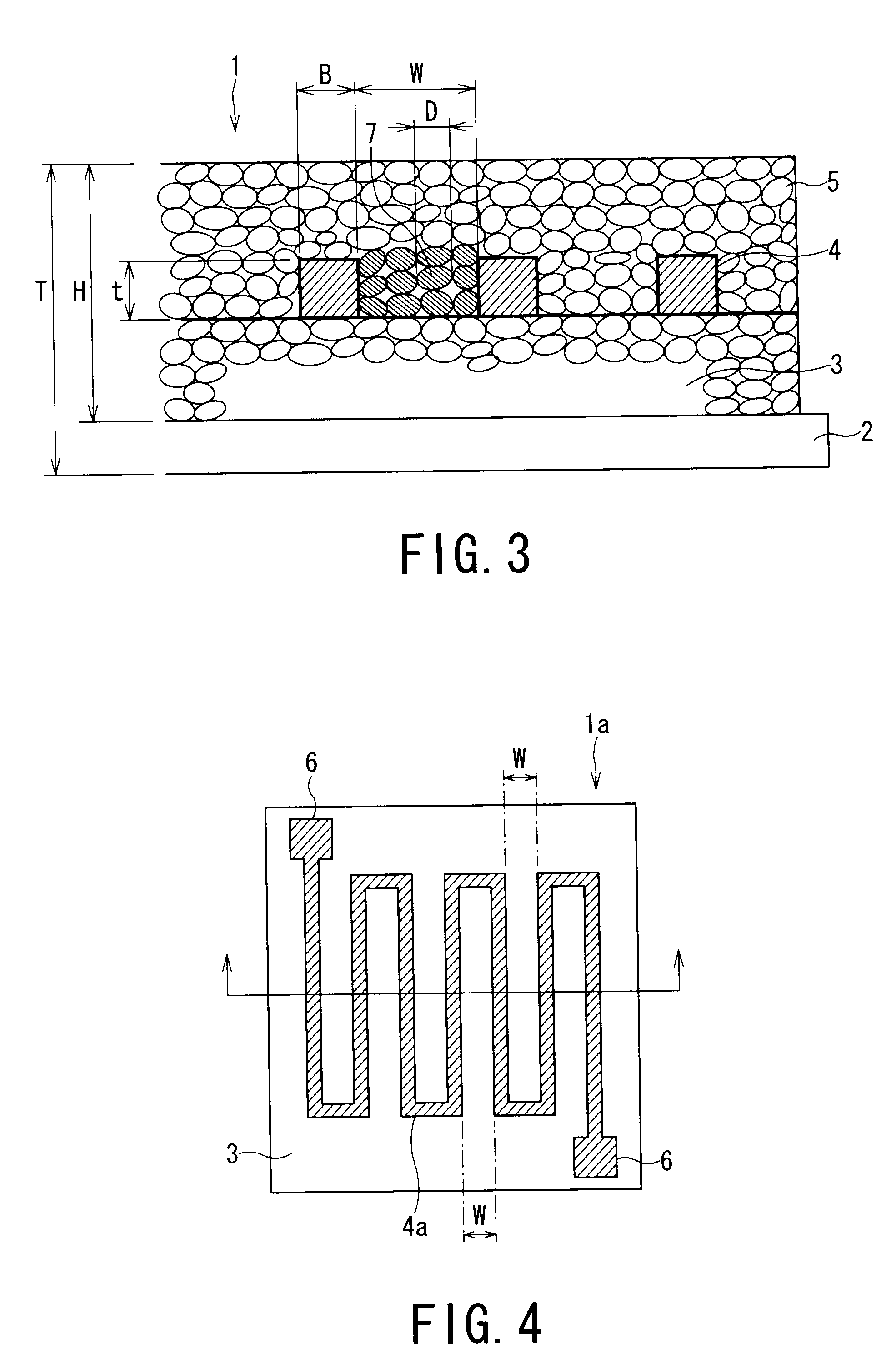Flat magnetic element and power IC package using the same