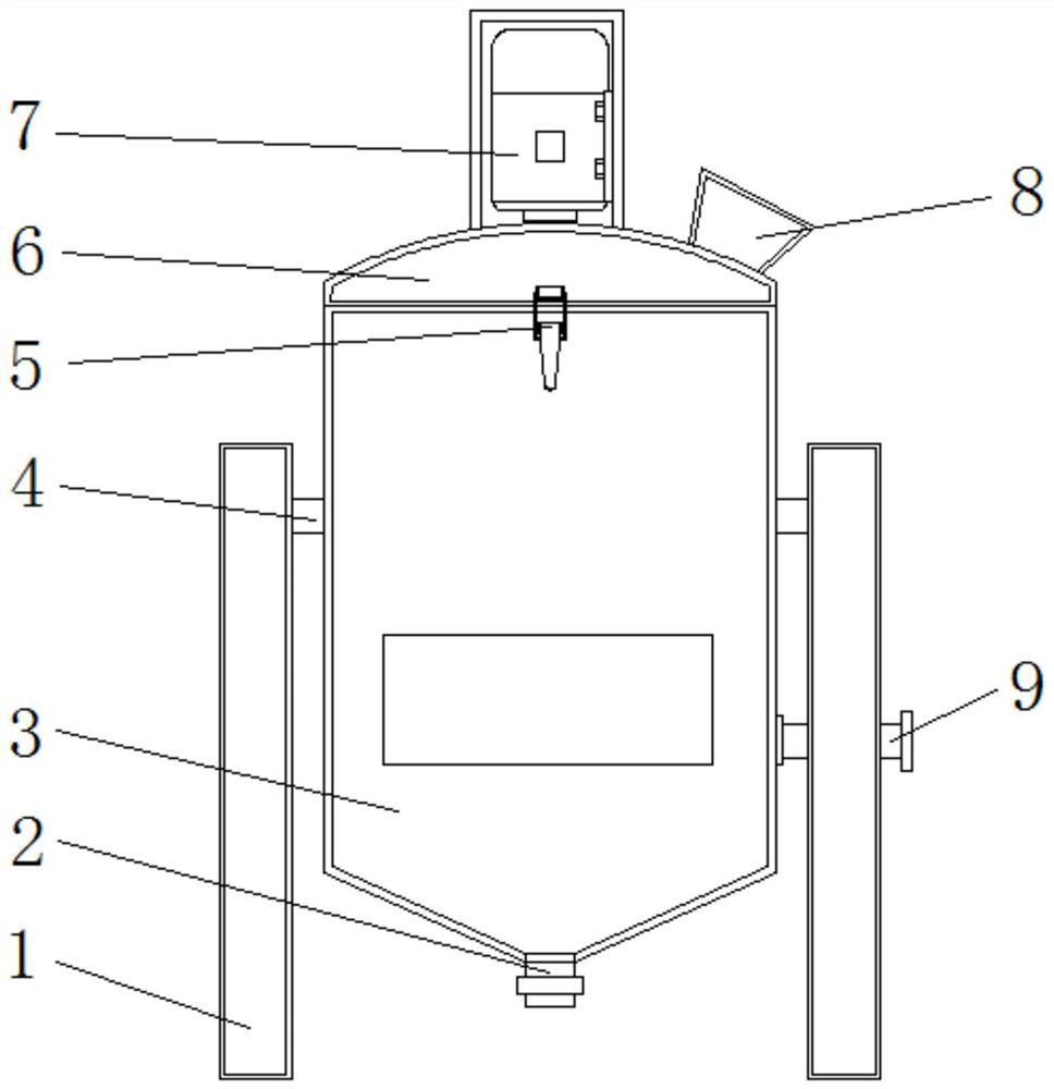 Sugar liquid decolorizing tank convenient for replacing activated carbon