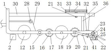 A device for ridge-covering and laying droppers for planting pineapple