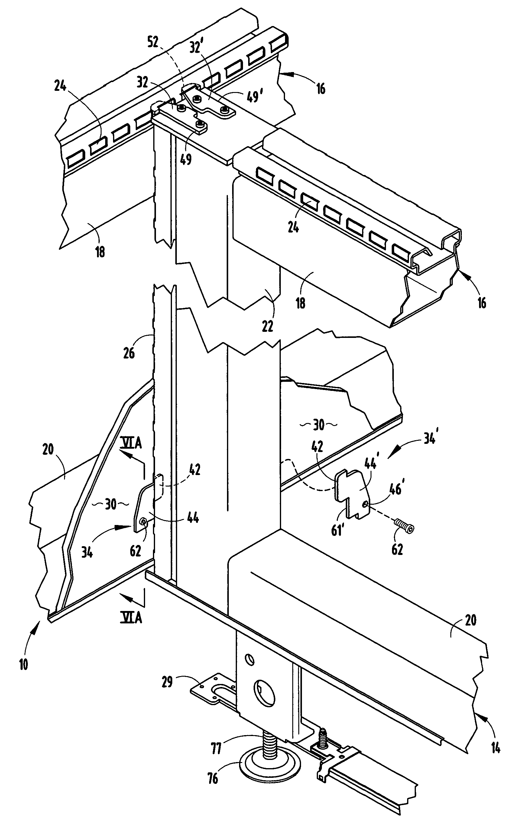 Partition panel system and method