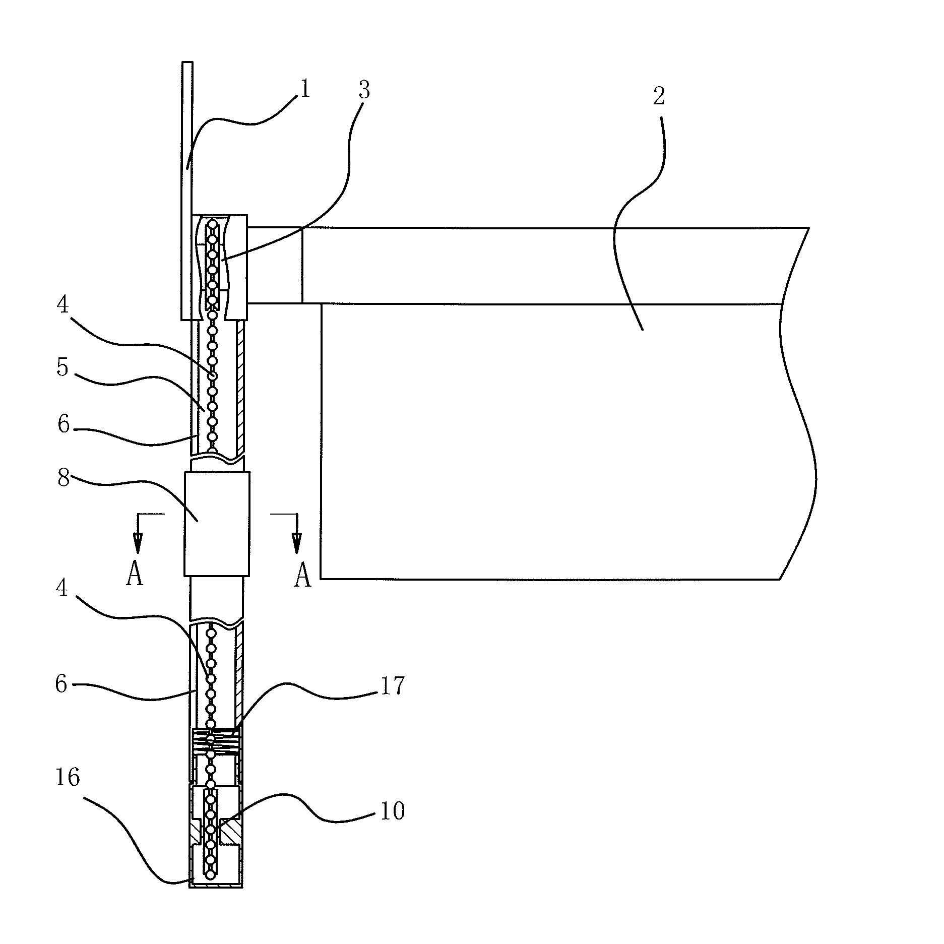 Bead Chain Type Pull Cord Mechanism for a Window Shade