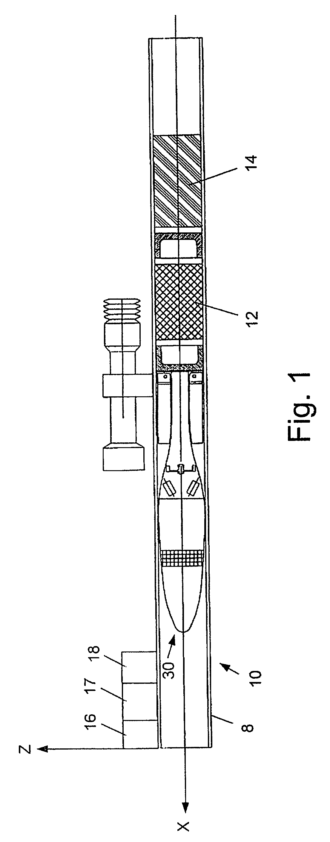 Method and system for adjusting the flight path of an unguided projectile, with compensation for jittering deviation