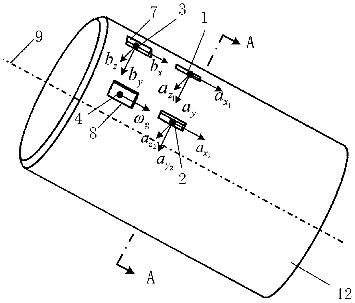 Method and device for dynamic measurement of gravity tool face angle of rotary steerable platform