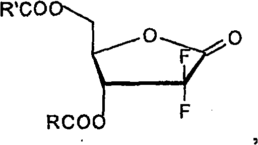 Process for preparing gemcitabine and associated intermediates