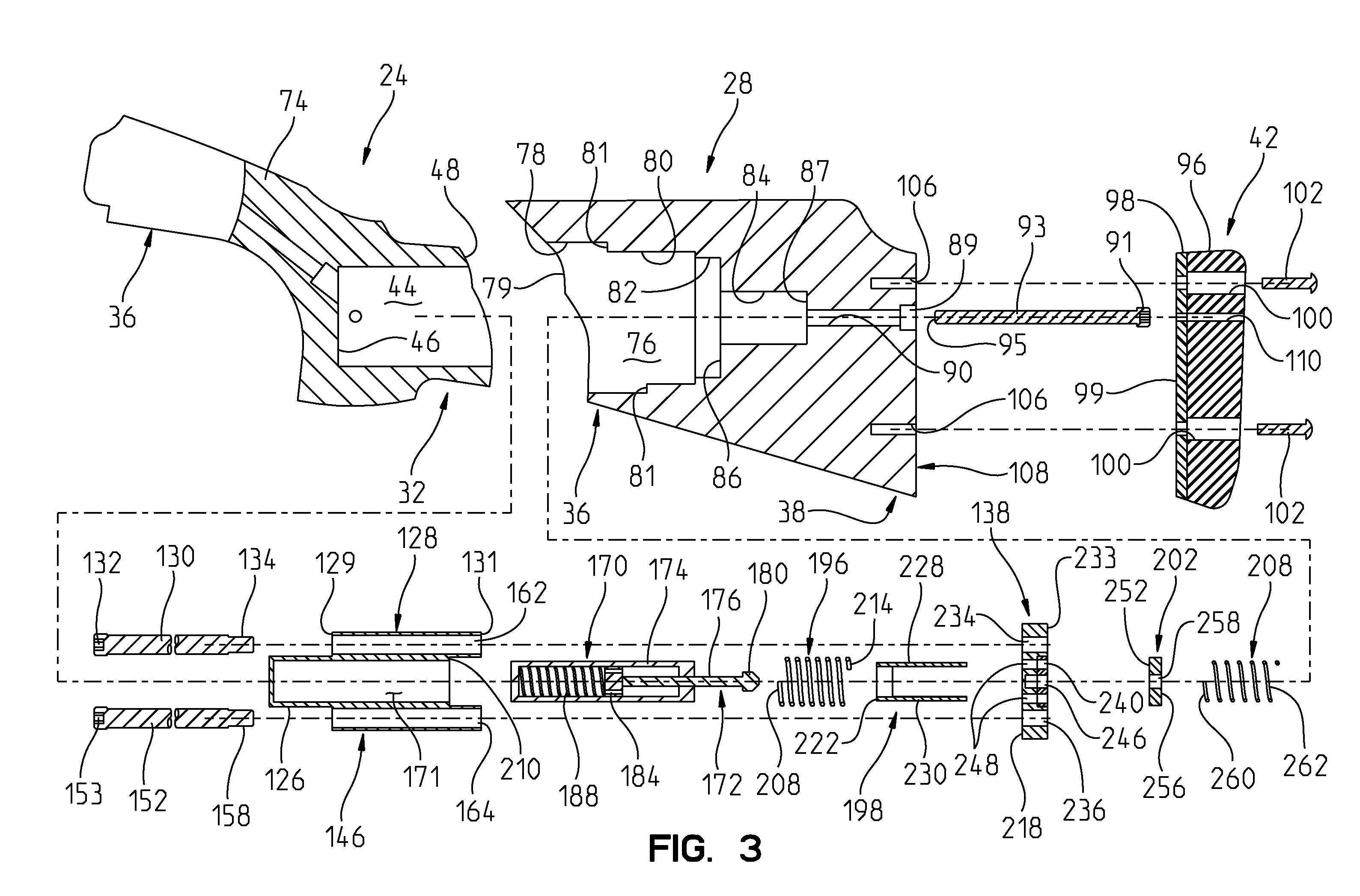 Recoil reducer for use with a firearm