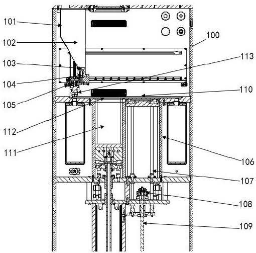 Gradient functional material synthesis and additive manufacturing integrated mechanism