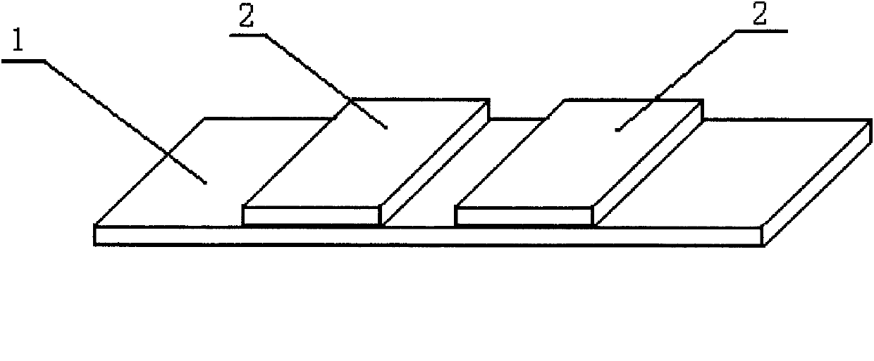 Sulfite detection test paper and preparation method thereof