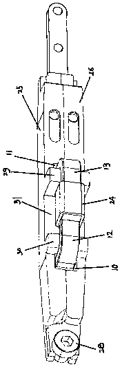 Occlusion mechanism and occlusion method after bending of coil leading-out wire end