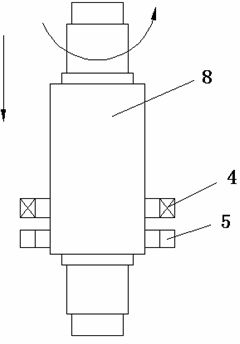 Vertical resistance belt fast heating furnace