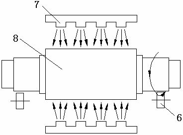 Vertical resistance belt fast heating furnace