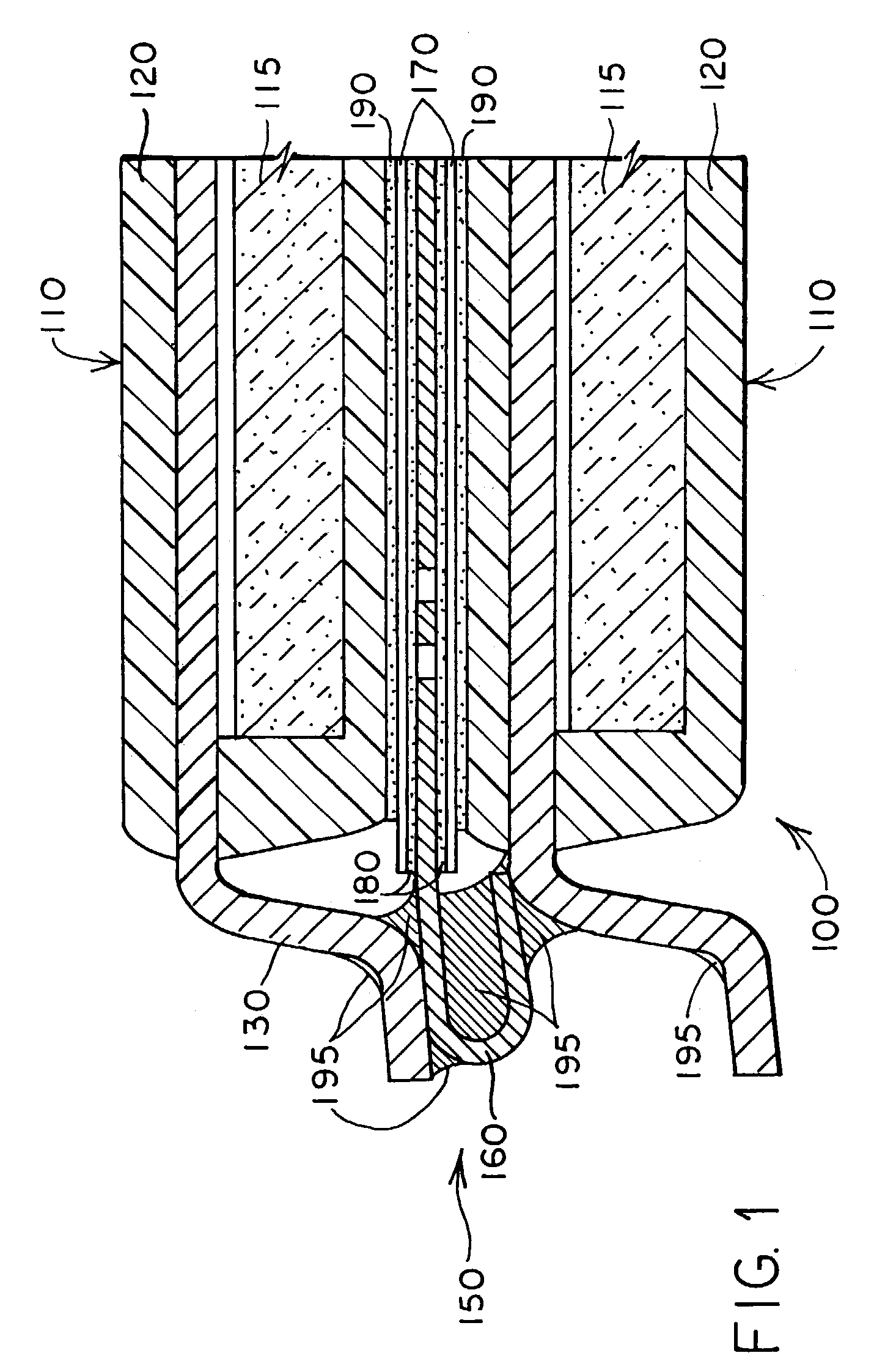 Flexible circuit connector for stacked chip module