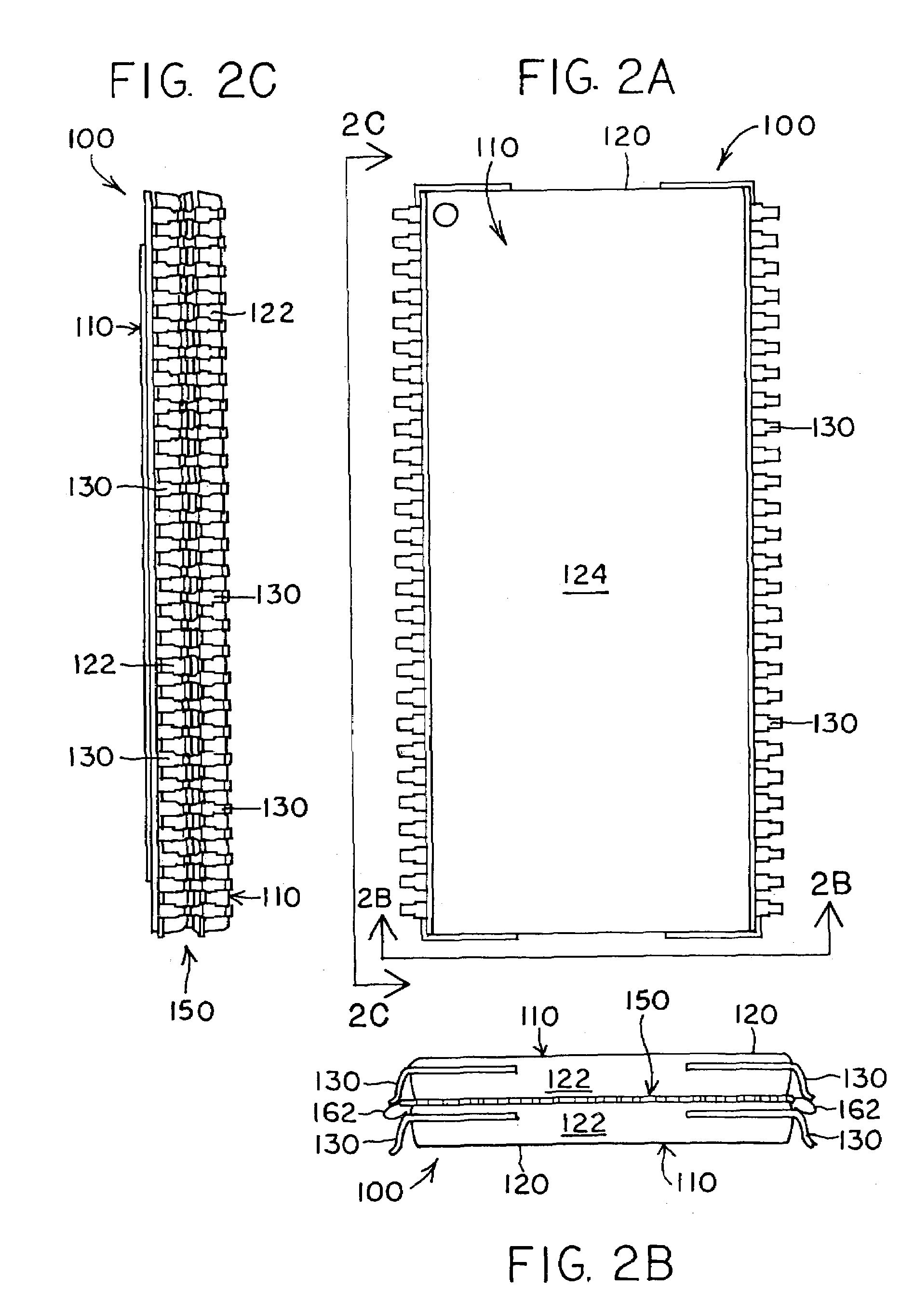 Flexible circuit connector for stacked chip module