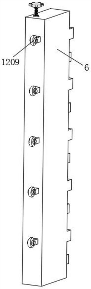 Wall surface flatness detection device for building construction