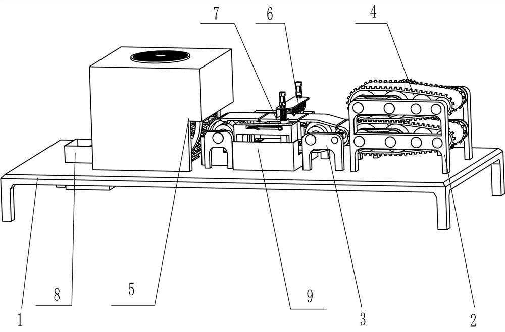 Environment-friendly shaving board pressing equipment