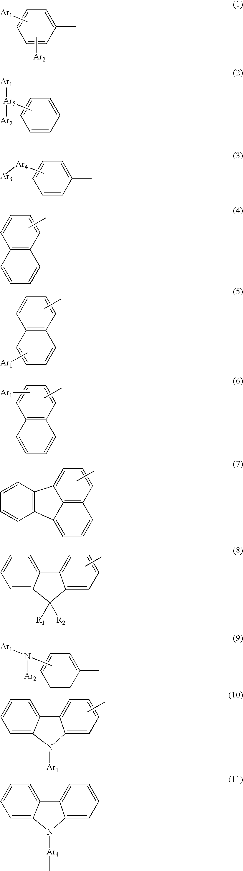 Aromatic compound and organic electroluminescent element containing the same