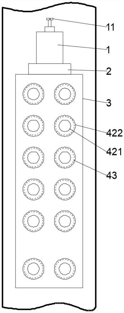 Medical antibacterial elevator panel auxiliary control device