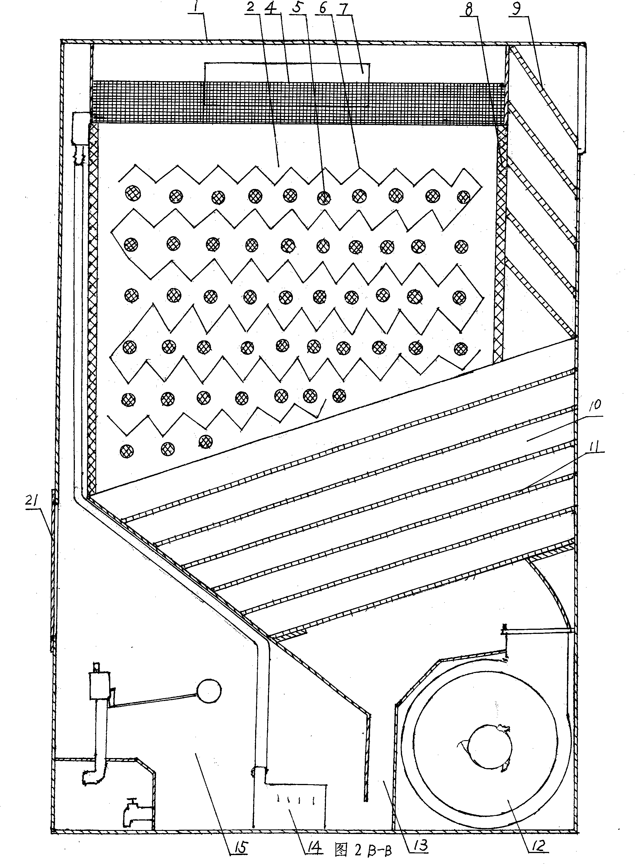 Improved evaporation refrigeration air conditioner