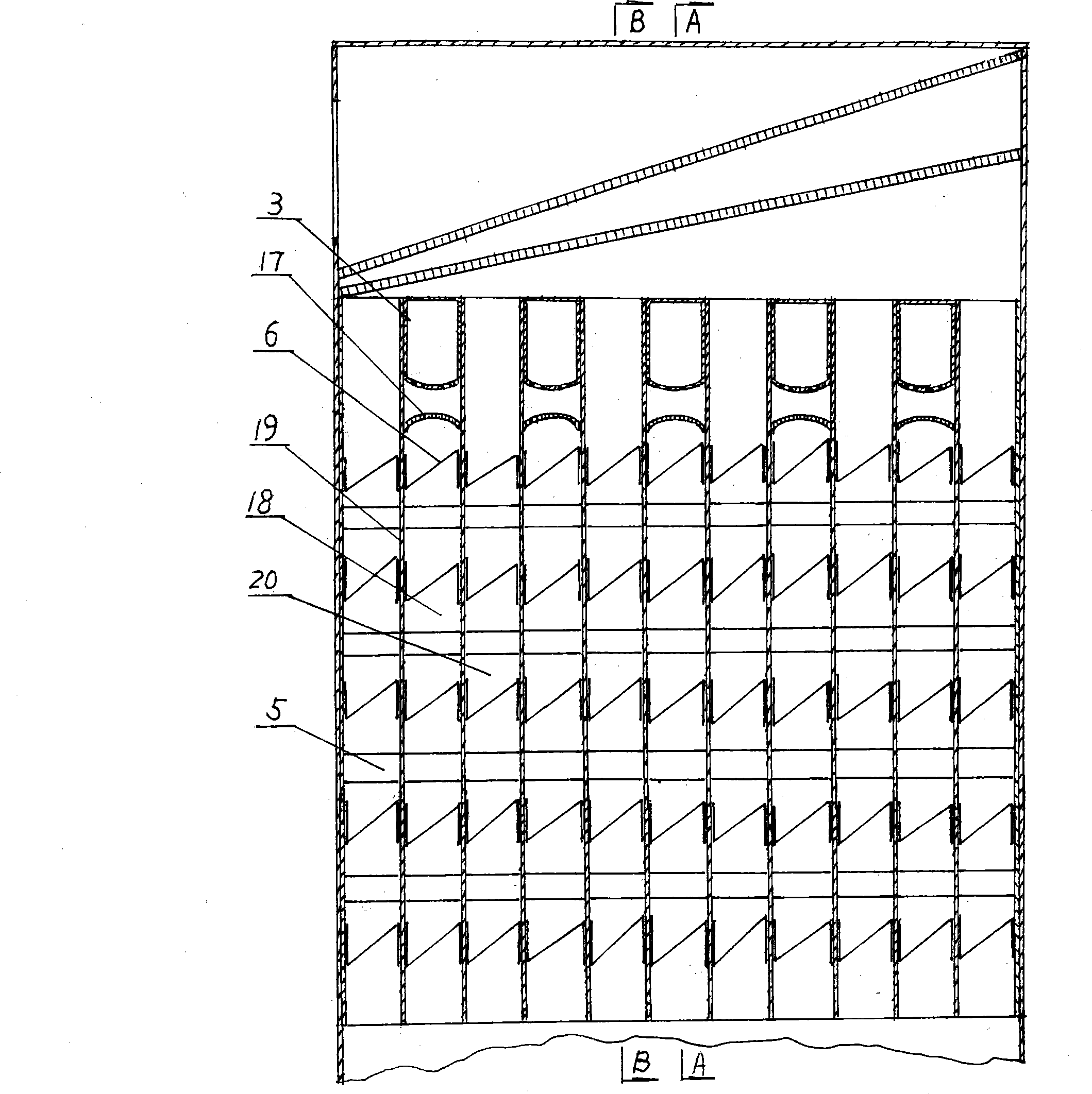 Improved evaporation refrigeration air conditioner