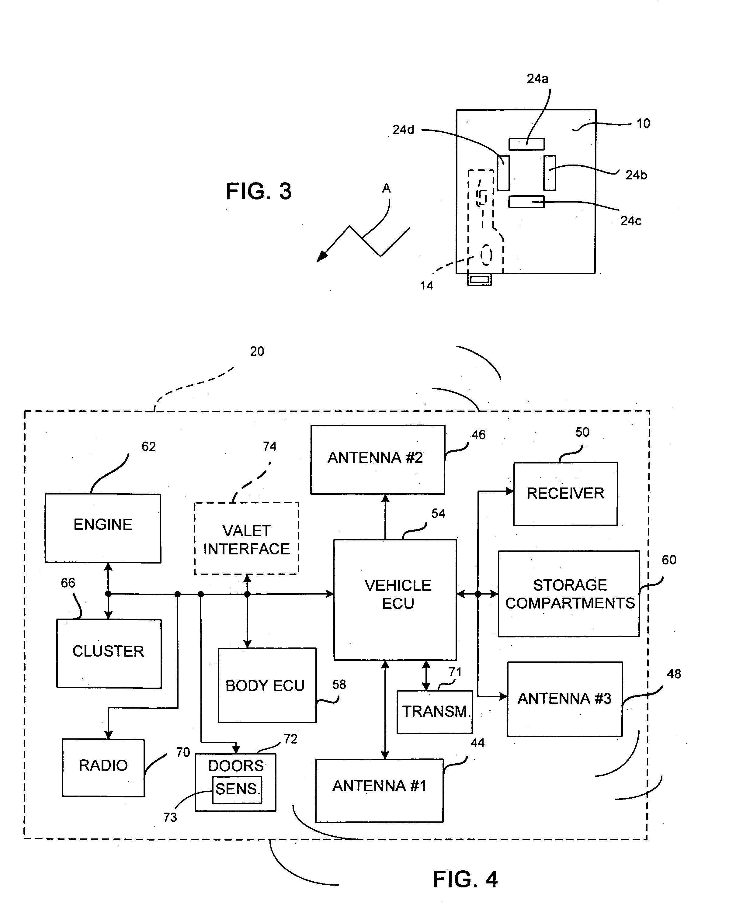 System for controlling a valet mode of a vehicle