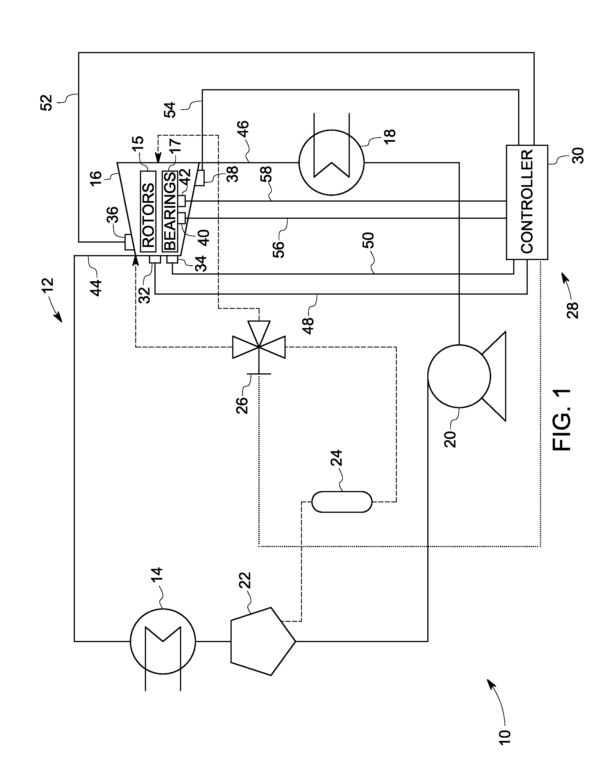 Method for lubricating screw expanders and system for controlling lubrication