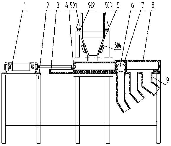 Full-automatic sorting and conveying system for parts