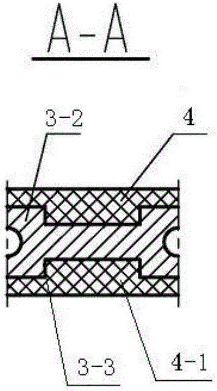 Air-cooling and water-cooling double-acting disc type braking device