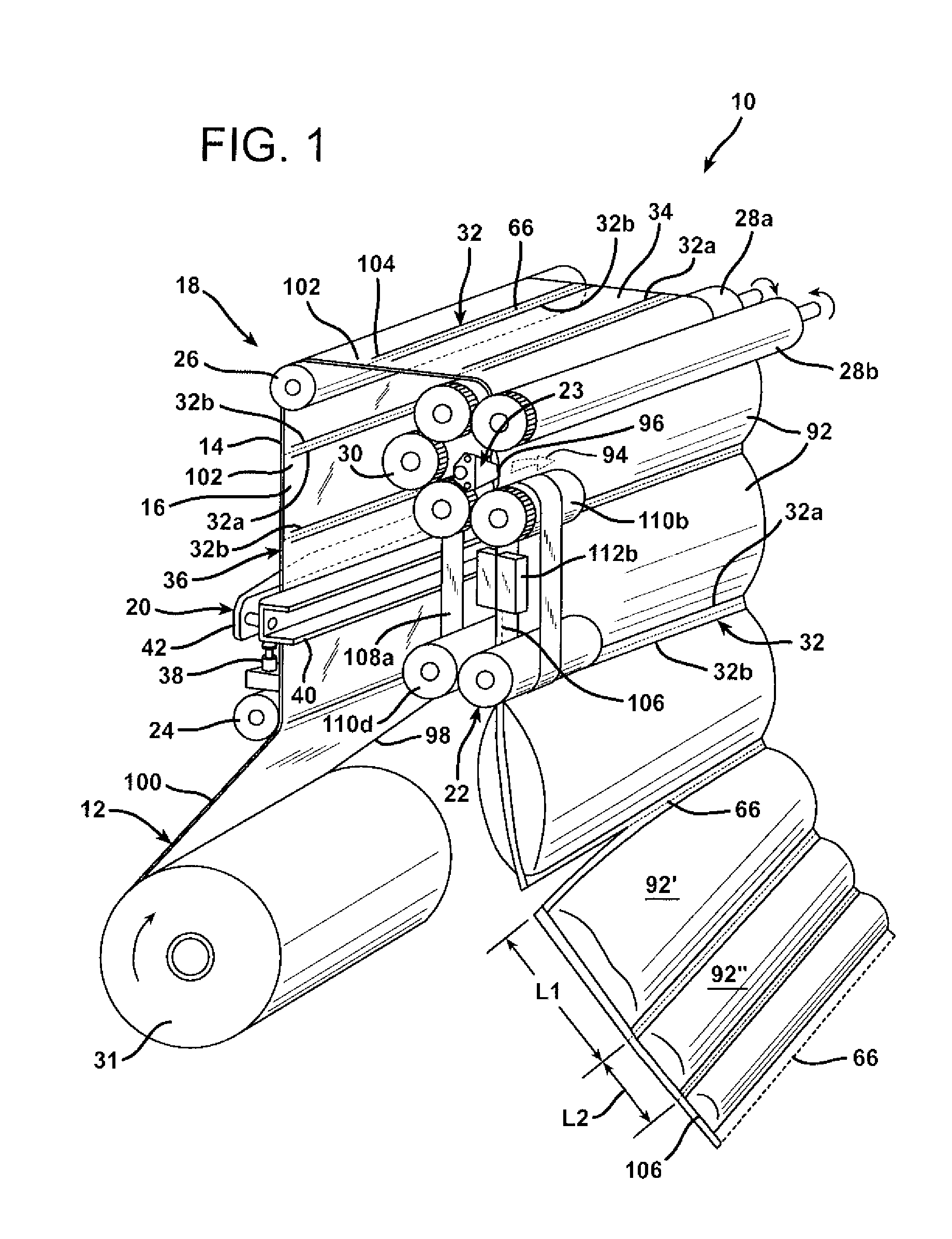 Apparatus and Method for Forming Inflated Containers
