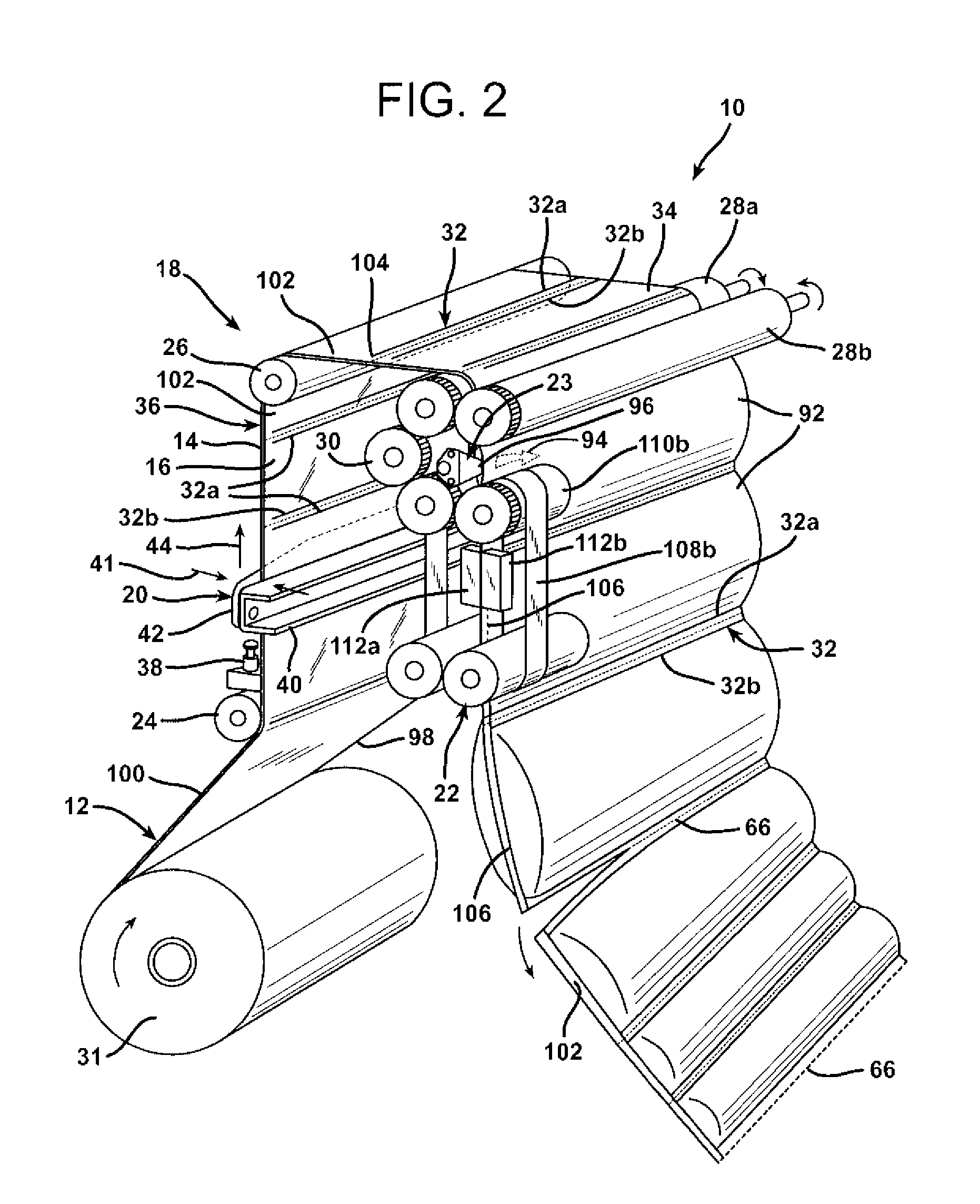 Apparatus and Method for Forming Inflated Containers