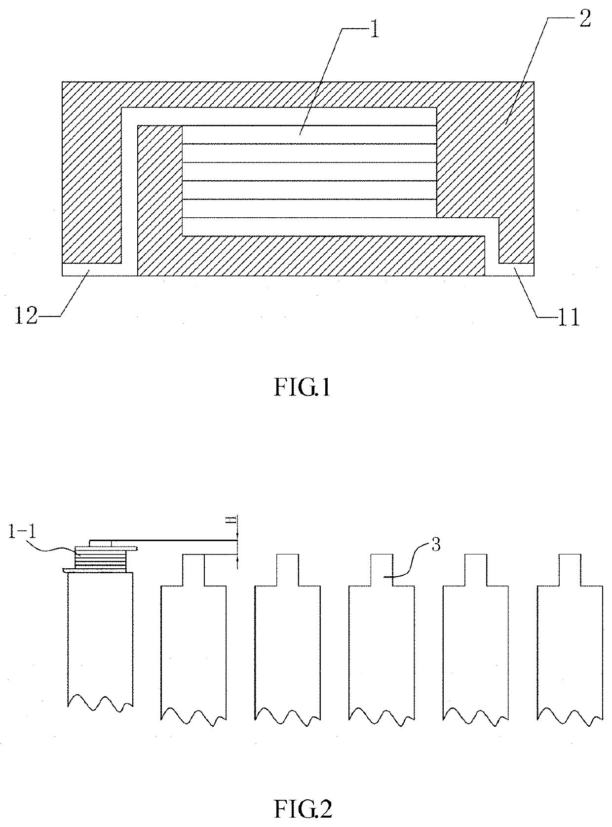 Inductance component and preparation method thereof