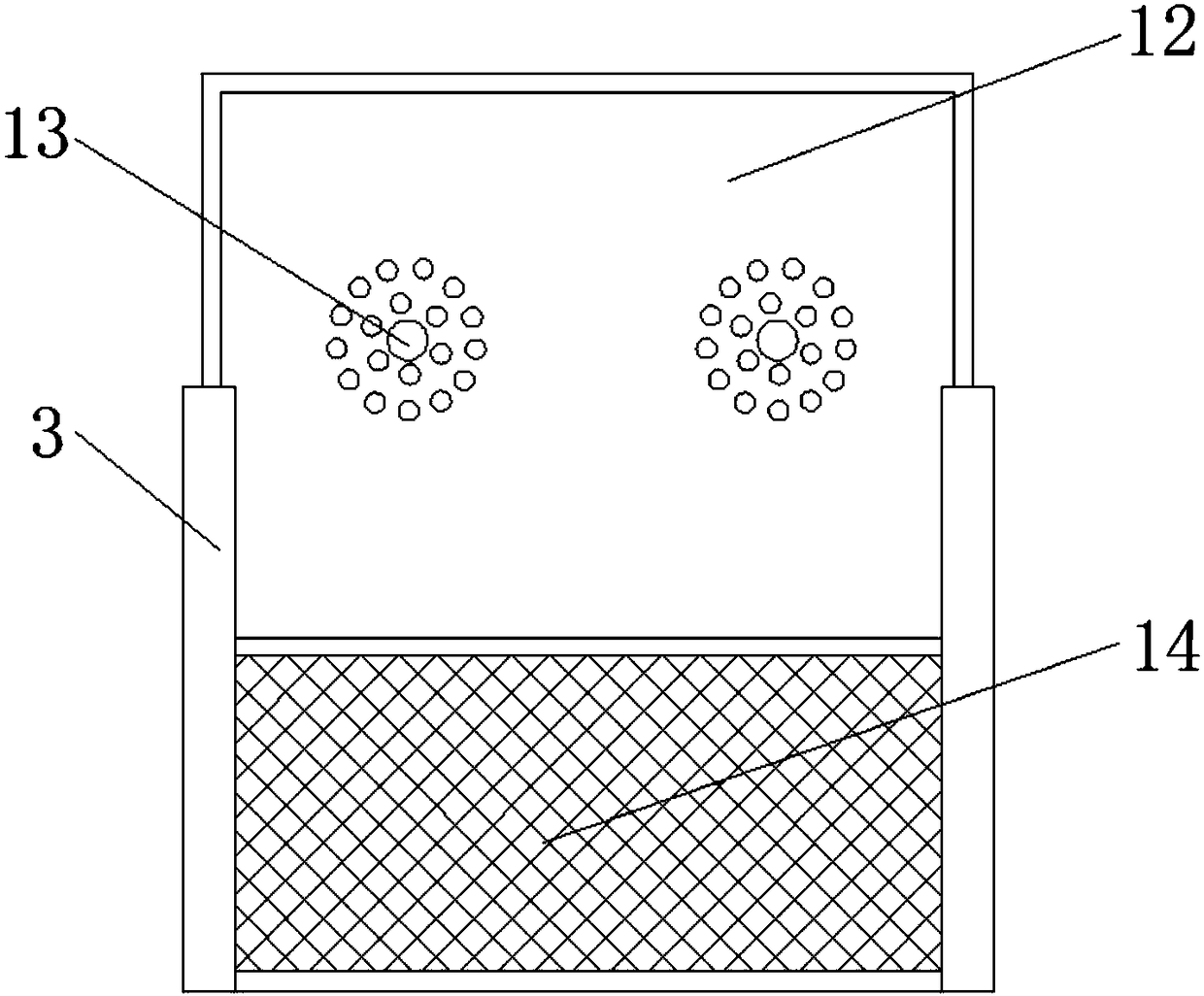 Cooling apparatus with dustproof function for computer