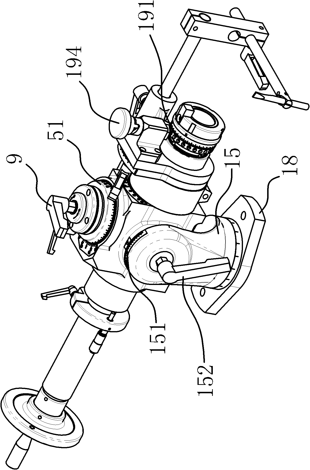 Grinding device for cutter slot